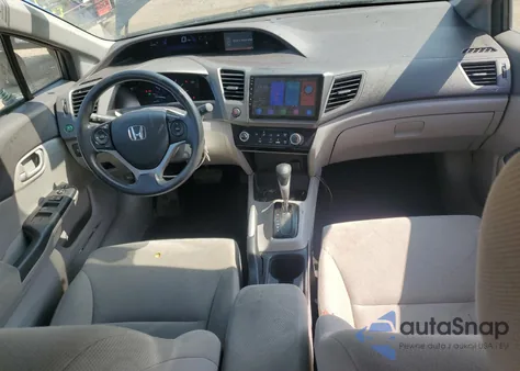 2012 Honda Civic Lx from USA, damaged, VIN 19XFB2F57CE005808